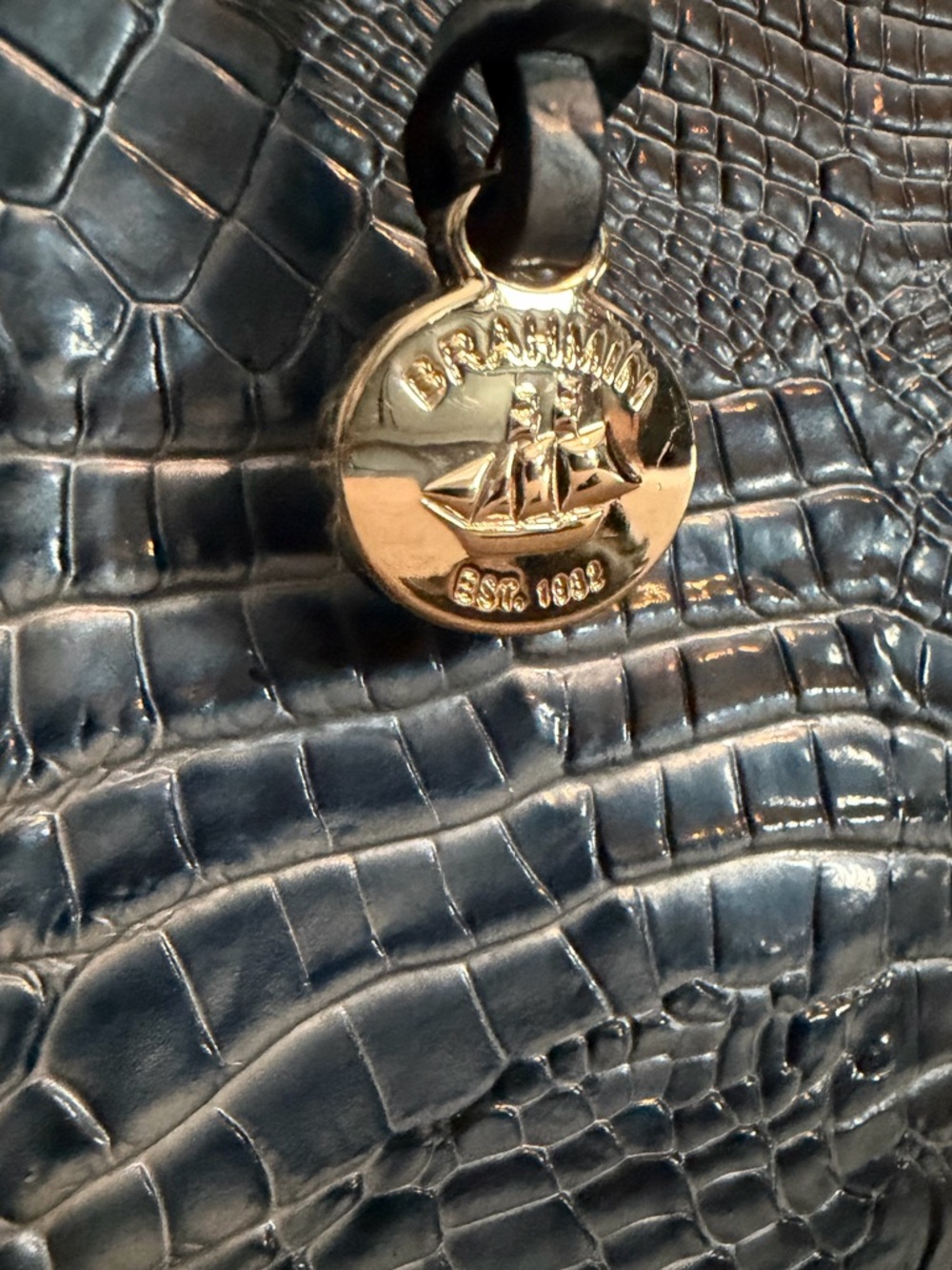 Like NEW Brahmin Melbourne Misha XL Tote - Picture 4 of 10